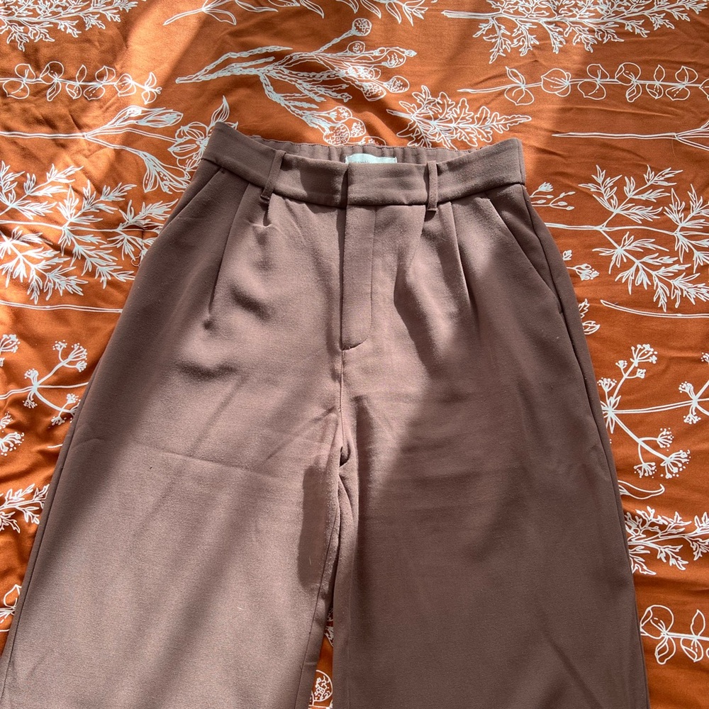 Abercrombie & Fitch Brown Wide Leg Pants